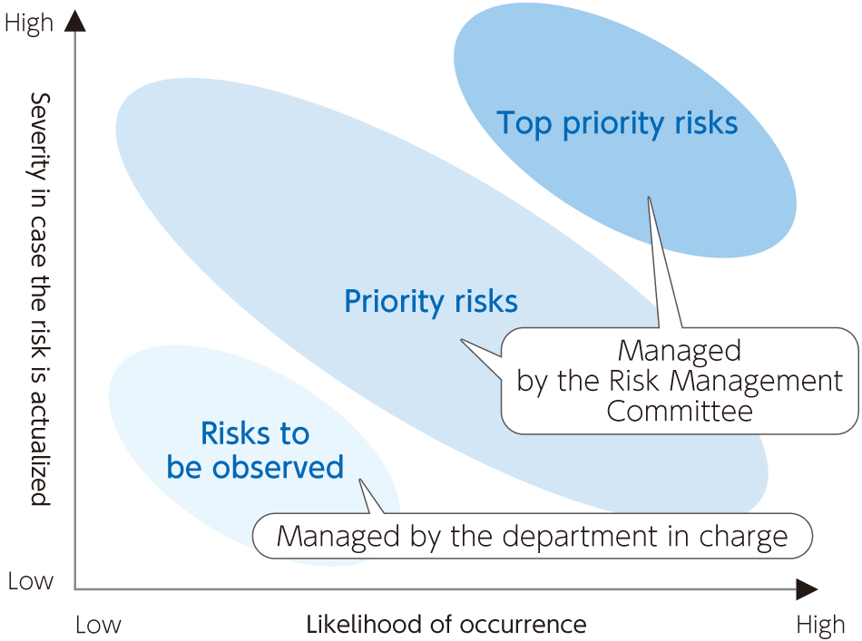 Conceptual diagram of risk assessment