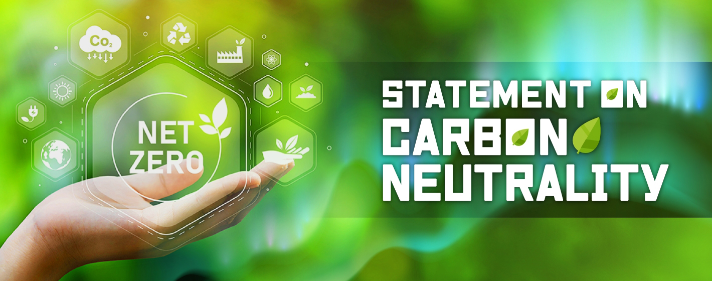 Statement on Carbon Neutrality